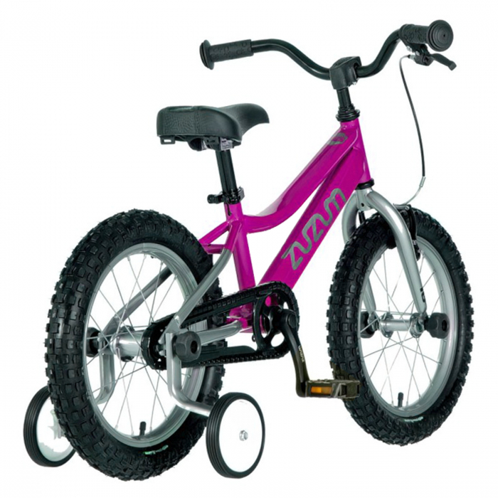 Bicicleta copii 16" ZUZUM Bella, mov/argintiu, varsta 4-6 ani [2]