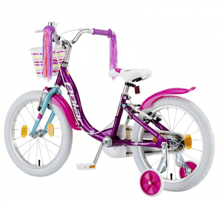 Bicicleta copii 18" POLAR Junior Icecream, roz, varsta 5-7 ani [3]