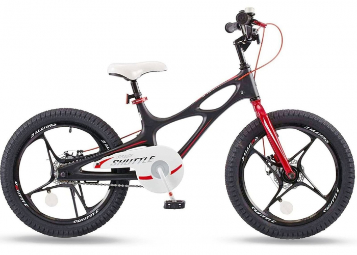 Bicicleta copii 18" ROYAL BABY Space Shuttle, cadru si roti magneziu, alb, varsta 5-7 ani [2]