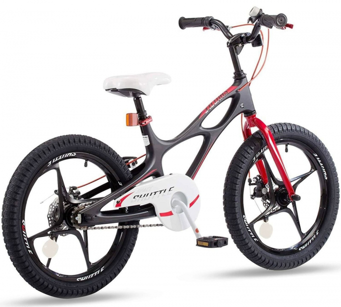 Bicicleta copii 18" ROYAL BABY Space Shuttle, cadru si roti magneziu, alb, varsta 5-7 ani [3]