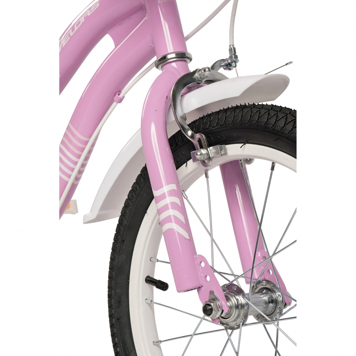 Bicicleta copii 18" VELORS Pony V1804B roz, varsta 5-7 ani [4]