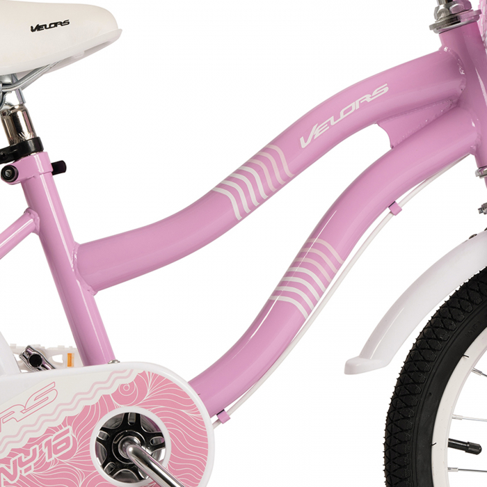 Bicicleta copii 18" VELORS Pony V1804B roz, varsta 5-7 ani [10]