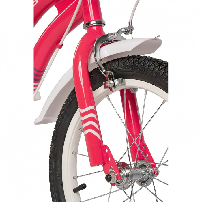 Bicicleta copii 18" VELORS Pony V1804B roz, varsta 5-7 ani [4]