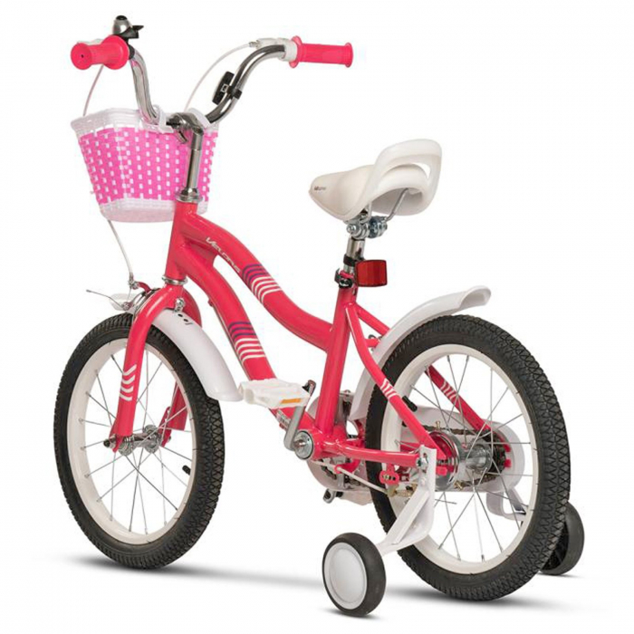 Bicicleta copii 18" VELORS Pony V1804B roz, varsta 5-7 ani [3]