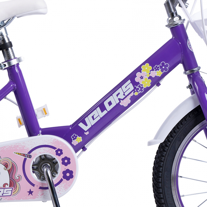 Bicicleta copii 18" VELORS Unicorn V1802, varsta 5-7 ani [10]