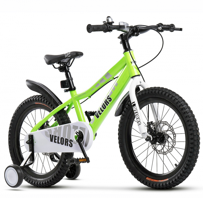 Bicicleta copii 18" VELORS Vogue, cadru otel, frane disc, varsta 5-7 ani [1]