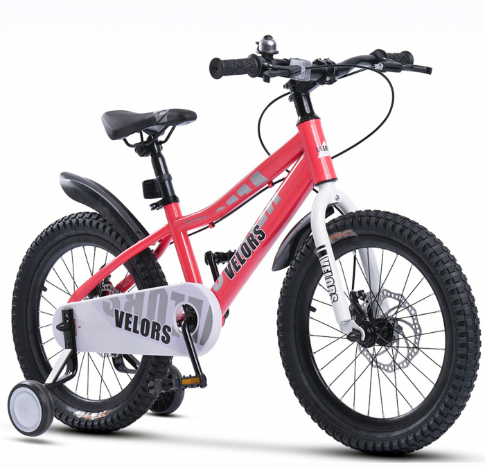 Bicicleta copii 18" VELORS Vogue, cadru otel, frane disc, varsta 5-7 ani [1]