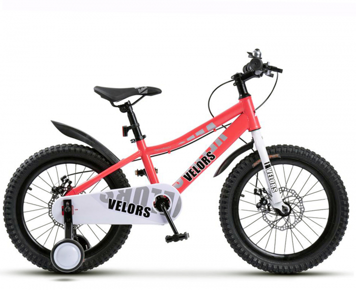 Bicicleta copii 18" VELORS Vogue, cadru otel, frane disc, varsta 5-7 ani [2]