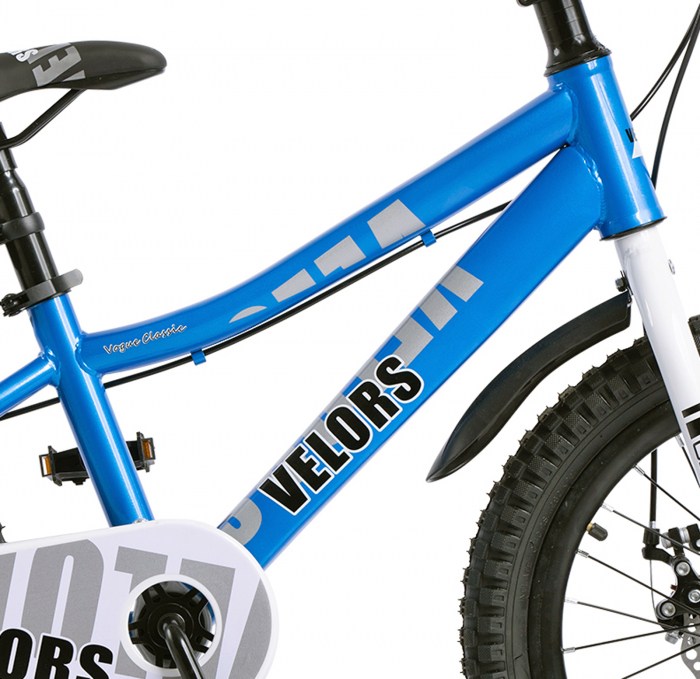 Bicicleta copii 18" VELORS Vogue, cadru otel, frane disc, varsta 5-7 ani [9]