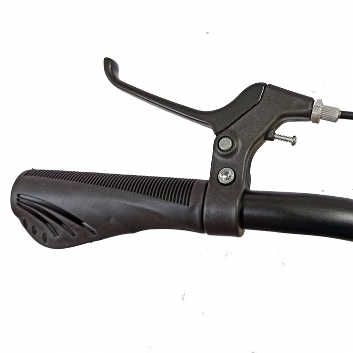 Bicicleta copii 20" BR Inspire, cadru otel 12", manete revoshift, frane disc, 7 viteze, galben/negru, varsta 7-10 ani [7]