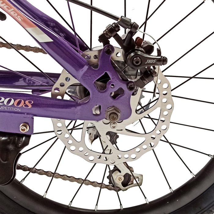 Bicicleta copii 20" BR Inspire, cadru otel 12", manete revoshift, frane disc, 7 viteze, varsta 7-10 ani [6]