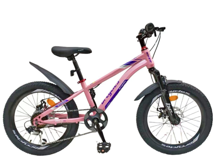 Bicicleta copii 20" BR Inspire, cadru otel 12", manete revoshift, frane disc, 7 viteze, varsta 7-10 ani [1]