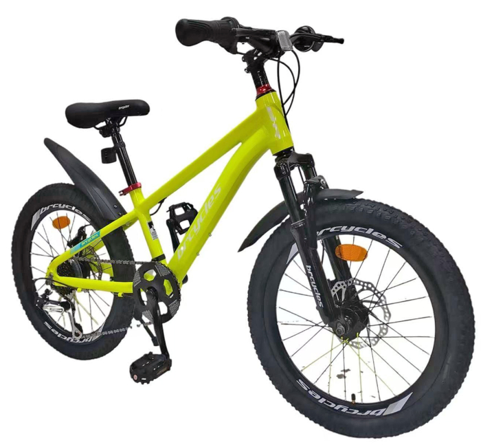 Bicicleta copii 20" BR Tornado, cadru aluminiu 12", manete revoshift, frane disc, 7 viteze, varsta 7-10 ani  [2]