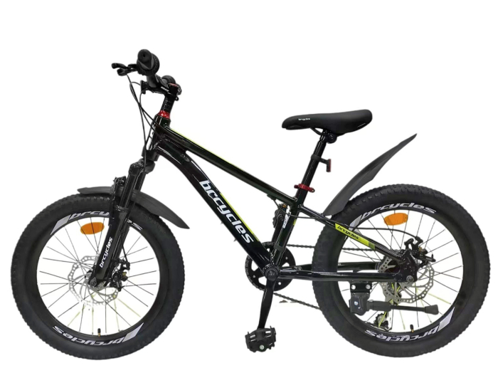 Bicicleta copii 20" BR Tornado, cadru aluminiu 12", manete revoshift, frane disc, 7 viteze, varsta 7-10 ani  [3]