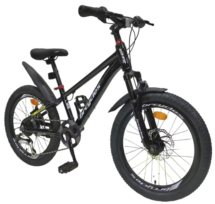 Bicicleta copii 20" BR Tornado, cadru aluminiu 12", manete revoshift, frane disc, 7 viteze, varsta 7-10 ani  [2]