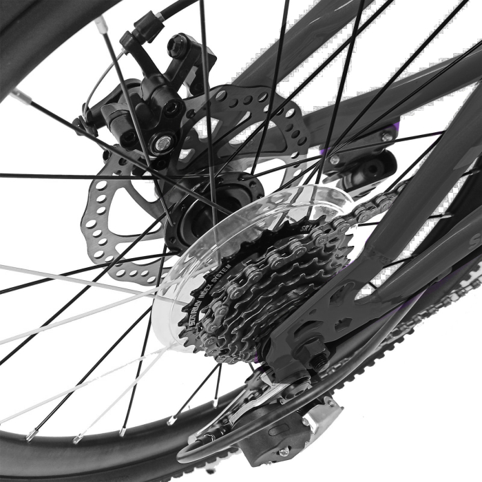 Bicicleta copii 20" BR Tornado, cadru aluminiu 12", manete revoshift, frane disc, 7 viteze, varsta 7-10 ani  [11]