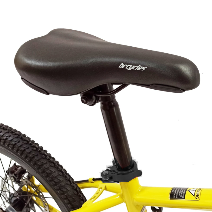 Bicicleta copii 20" BR Tornado, cadru aluminiu 12", manete revoshift, frane disc, 7 viteze, varsta 7-10 ani  [12]