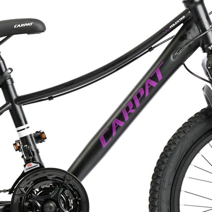 Bicicleta copii 20" CARPAT Polestar, cadru otel, manete secventiale, frane disc, 21 viteze [9]