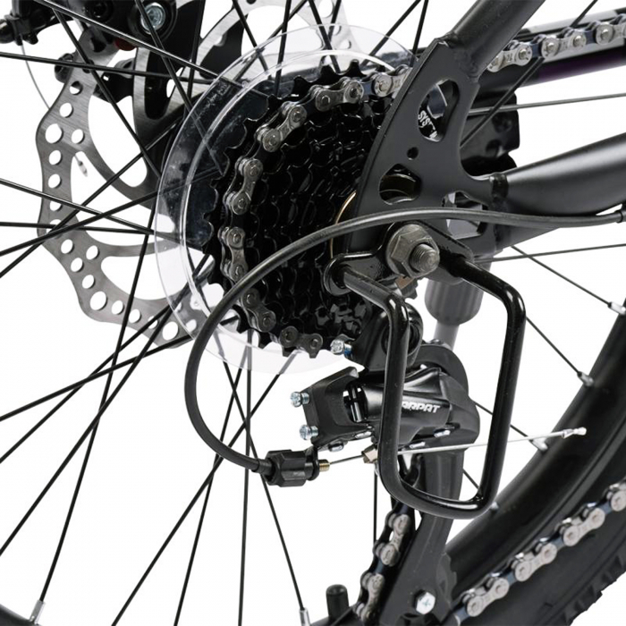 Bicicleta copii 20" CARPAT Polestar, cadru otel, manete secventiale, frane disc, 21 viteze [7]