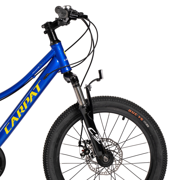 Bicicleta copii 20" CARPAT Polestar, cadru otel, manete secventiale, frane disc, 21 viteze, varsta 7-10 ani [5]