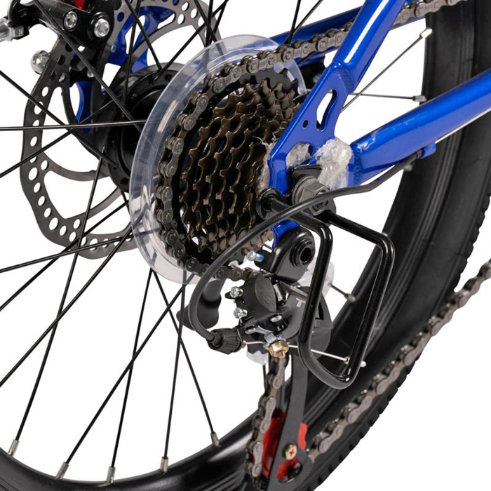 Bicicleta copii 20" CARPAT Polestar, cadru otel, manete secventiale, frane disc, 21 viteze, varsta 7-10 ani [9]