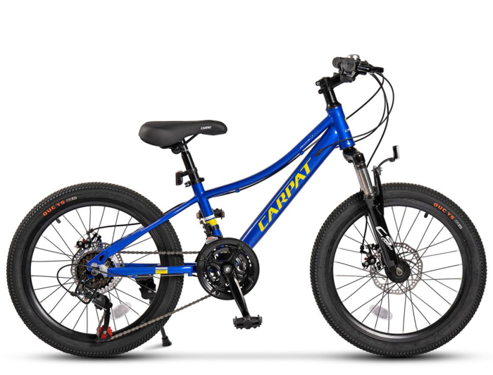 Bicicleta copii 20" CARPAT Polestar, cadru otel, manete secventiale, frane disc, 21 viteze, varsta 7-10 ani [2]