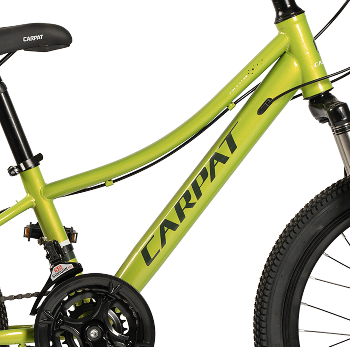Bicicleta copii 20" CARPAT Polestar, cadru otel, manete secventiale, frane disc, 21 viteze, varsta 7-10 ani [11]