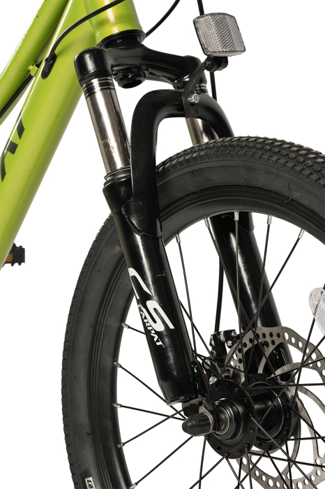 Bicicleta copii 20" CARPAT Polestar, cadru otel, manete secventiale, frane disc, 21 viteze, varsta 7-10 ani [4]