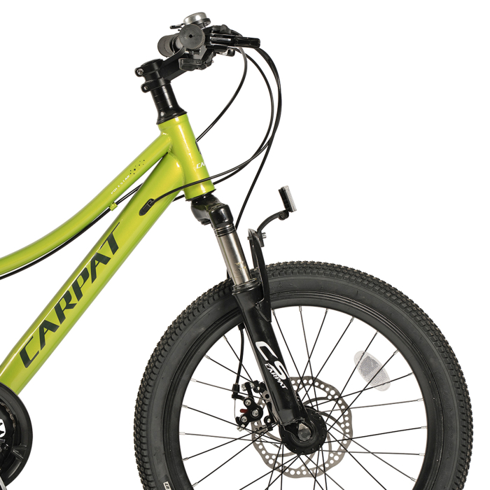 Bicicleta copii 20" CARPAT Polestar, cadru otel, manete secventiale, frane disc, 21 viteze, varsta 7-10 ani [5]