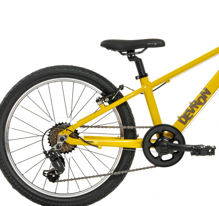 Bicicleta copii 20" DEVRON Urbio U2.0 SuperLight, cadru aluminiu, manete revoshift, frane V-Brake, 7 viteze [8]