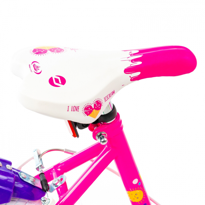 Bicicleta copii 20" DHS Junior Icecream, roz/mov, varsta 7-10 ani [8]