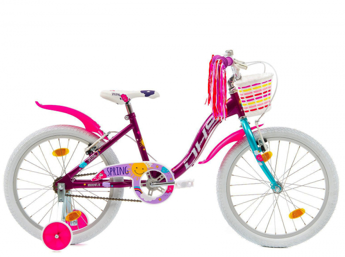 Bicicleta copii 20" DHS Junior Spring, mov/roz, varsta 7-10 ani [2]
