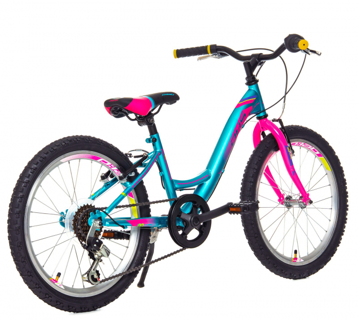 Bicicleta copii 20" DHS Modesty 20, cadru otel, frane V-Brake, 6 viteze, varsta 6-9 ani [3]