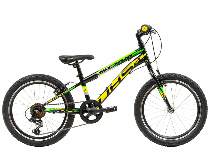 Bicicleta copii 20" DHS Sonic 20, cadru otel, frane V-Brake, 6 viteze, varsta 7-10 ani [2]