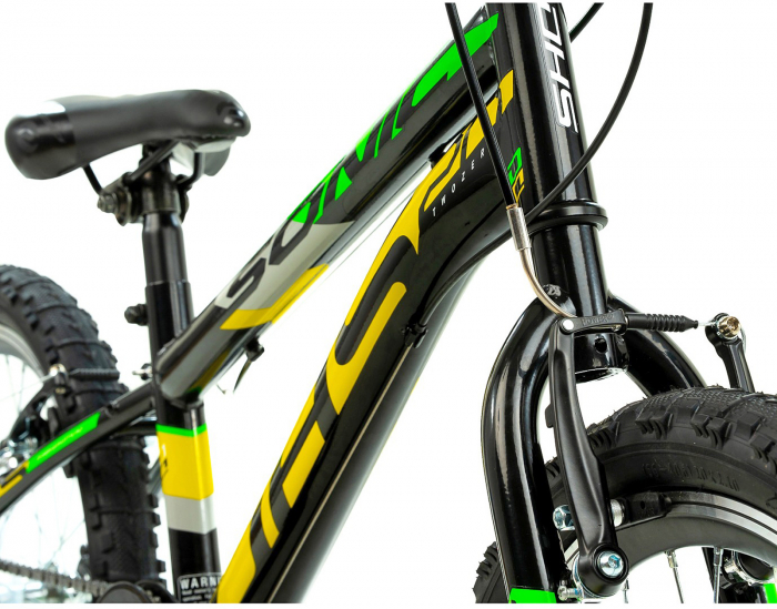 Bicicleta copii 20" DHS Sonic 20, cadru otel, frane V-Brake, 6 viteze, varsta 7-10 ani [4]