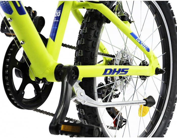 Bicicleta copii 20" DHS Terrana 2023, cadru aluminiu, manete RevoShift, frane V-Brake, 6 viteze, varsta 7-10 ani [9]