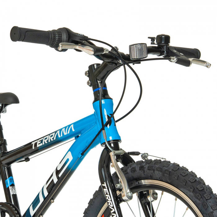 Bicicleta copii 20" DHS Terrana 2023, cadru aluminiu, manete RevoShift, frane V-Brake, 6 viteze, varsta 7-10 ani [5]