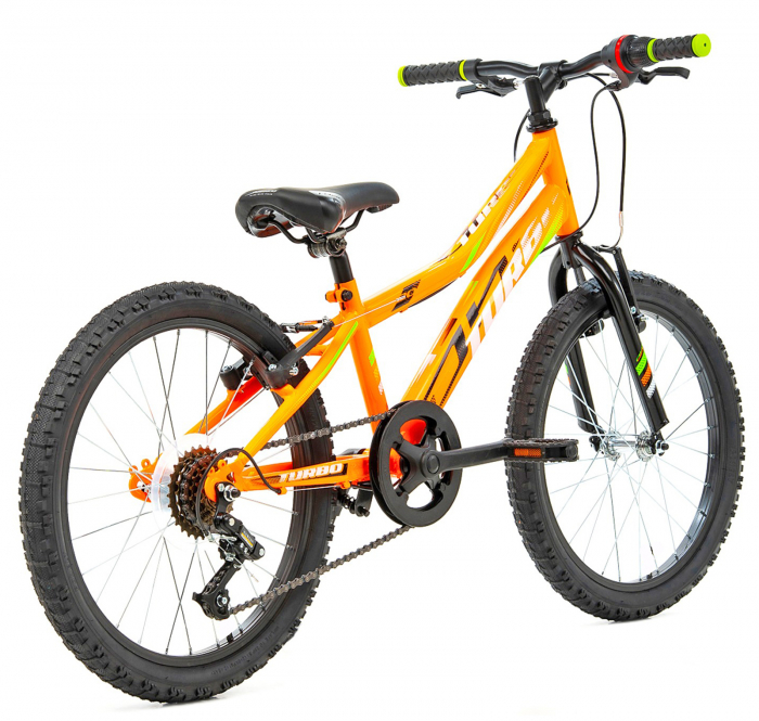 Bicicleta copii 20" DHS Turbo 200, cadru otel, frane V-Brake, 6 viteze, varsta 7-10 ani [3]