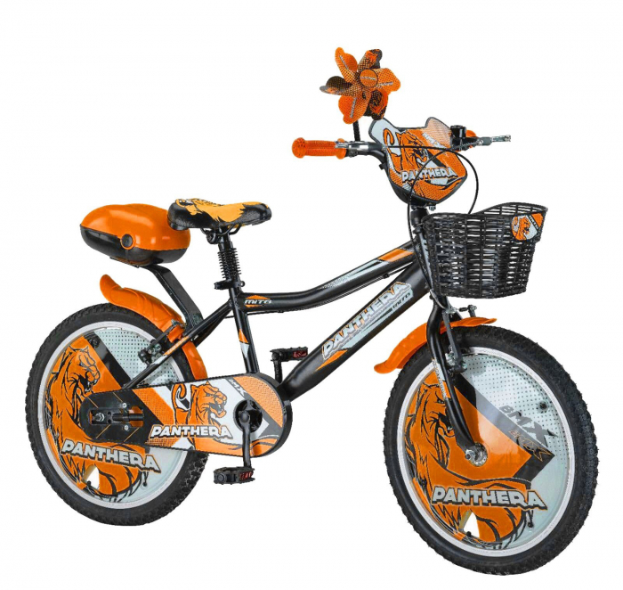 Bicicleta copii 20" MITO Panthera, negru/verde, varsta 7-10 ani [1]