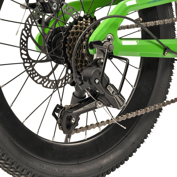 Bicicleta copii 20" MTB-FS CARPAT Pro C20344, cadru aluminiu, 7 viteze, varsta 7-10 ani [7]