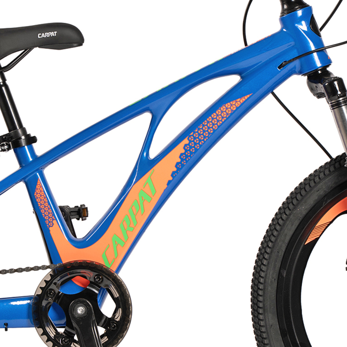 Bicicleta copii 20" MTB-HT CARPAT C20343, jante magneziu, cadru aluminiu 8.5", 7 viteze, varsta 7-10 ani [10]