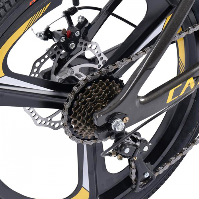 Bicicleta copii 20" MTB-HT CARPAT C20343, jante magneziu, cadru aluminiu 8.5", 7 viteze, varsta 7-10 ani [7]