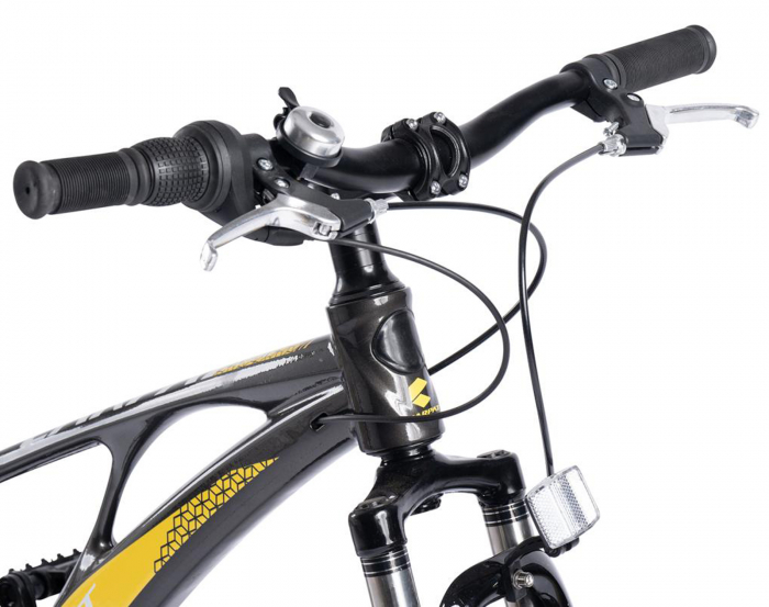 Bicicleta copii 20" MTB-HT CARPAT C20343, jante magneziu, cadru aluminiu 8.5", 7 viteze, varsta 7-10 ani [5]