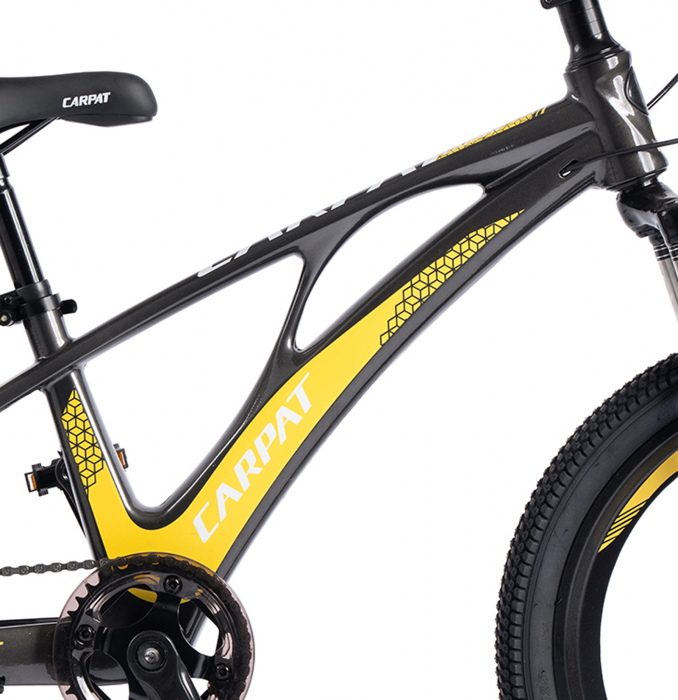 Bicicleta copii 20" MTB-HT CARPAT C20343, jante magneziu, cadru aluminiu 8.5", 7 viteze, varsta 7-10 ani [9]