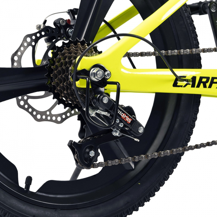 Bicicleta copii 20" MTB-HT CARPAT C20343, jante magneziu, cadru aluminiu 8.5", 7 viteze, varsta 7-10 ani [8]