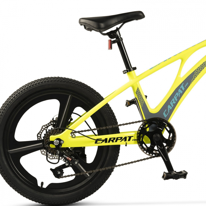 Bicicleta copii 20" MTB-HT CARPAT C20343, jante magneziu, cadru aluminiu 8.5", 7 viteze, varsta 7-10 ani [9]