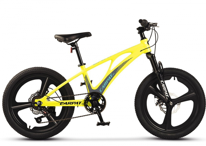 Bicicleta copii 20" MTB-HT CARPAT C20343, jante magneziu, cadru aluminiu 8.5", 7 viteze, varsta 7-10 ani [3]