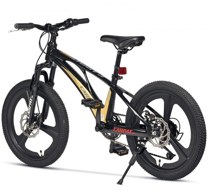 Bicicleta copii 20" MTB-HT CARPAT C20343, jante magneziu, cadru aluminiu 8.5", 7 viteze, varsta 7-10 ani [3]