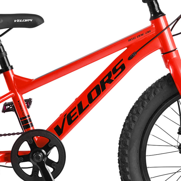 Bicicleta copii 20" MTB-HT VELORS BigOne 2.0, cadru otel 8.5", manete revoshift, frane disc, 7 viteze, varsta 7-10 ani  [11]