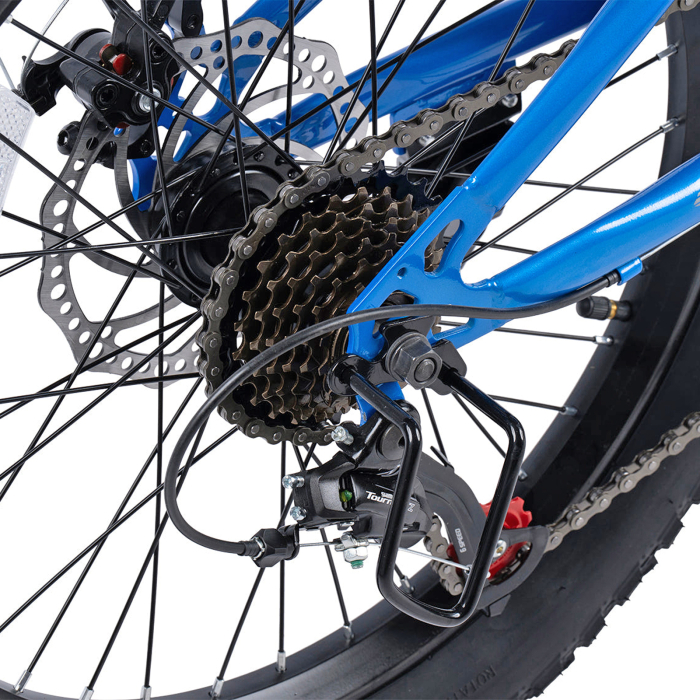 Bicicleta copii 20" MTB-HT VELORS BigOne 2.0, cadru otel 8.5", manete revoshift, frane disc, 7 viteze, varsta 7-10 ani  [9]